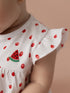 LC Waikiki Crew Neck Sleeveless Printed Baby Girl Blouse and Tights 2-Piece Set